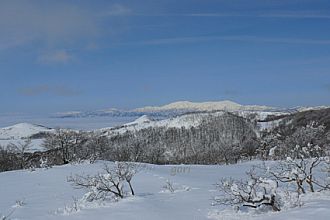 飯豊連峰や朝日連峰、鳥海山まで見えた