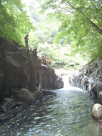 定番の「チキンクリフ」も、水量によっては行きません。