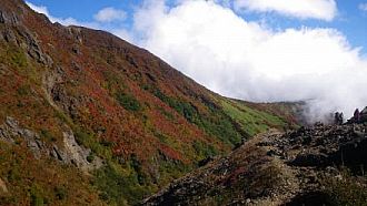 那須岳の紅葉（10月10日）