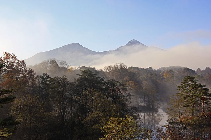 中瀬沼からの磐梯山